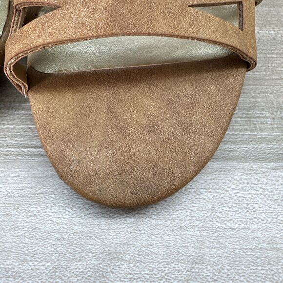 G by GUESS Women's Juto Lace-Up Block-Heel Sandal Tan Size 10M - Picture 14 of 15